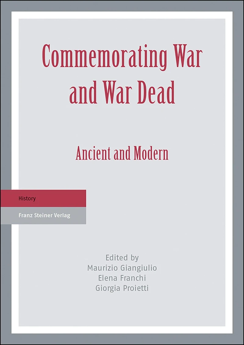 Portada: Commemorating War and War Dead