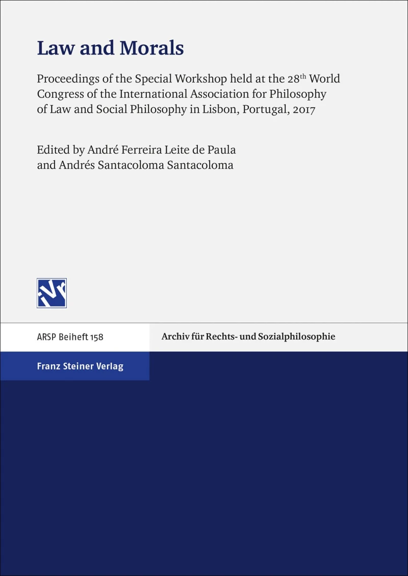 Portada: Law and Morals