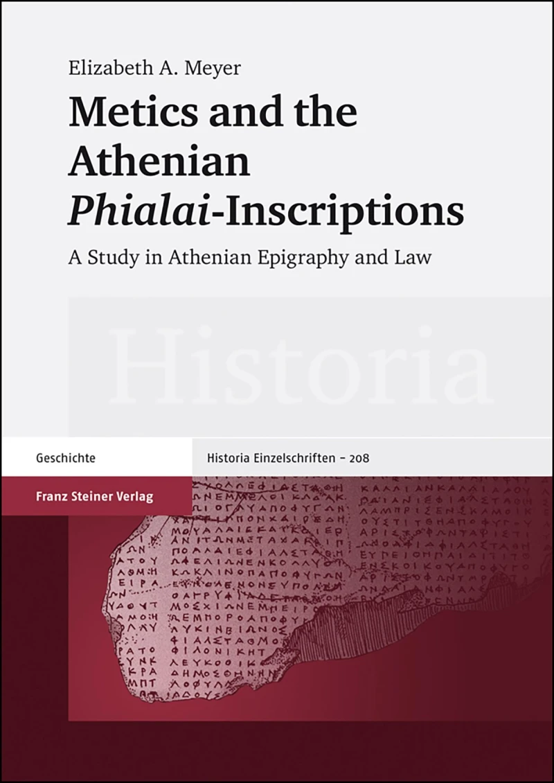 Portada: Metics and the Athenian "Phialai"-Inscriptions
