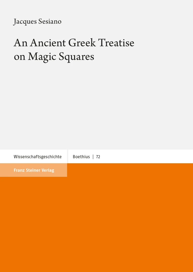 Portada: An Ancient Greek Treatise on Magic Squares