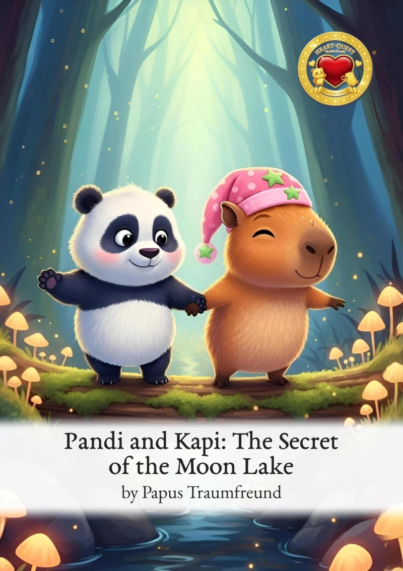 Portada: Pandi and Kapi: The Secret of the Moon Lake