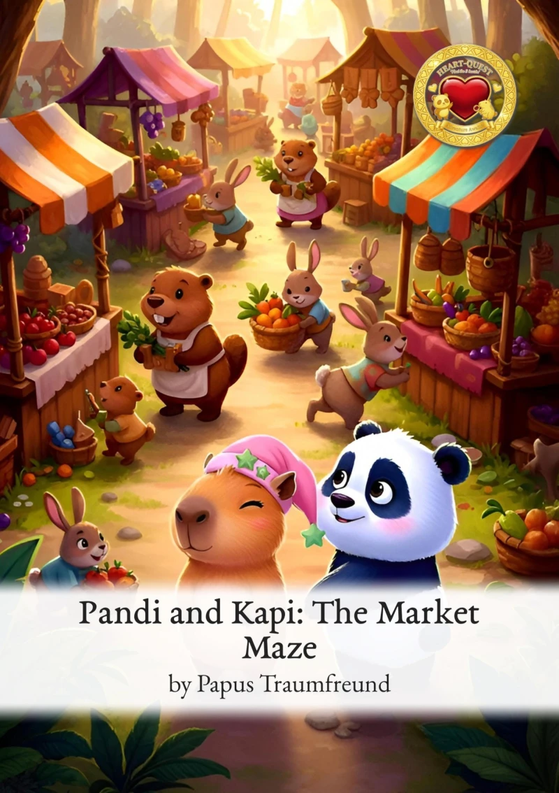 Portada: Pandi and Kapi: The Market Maze