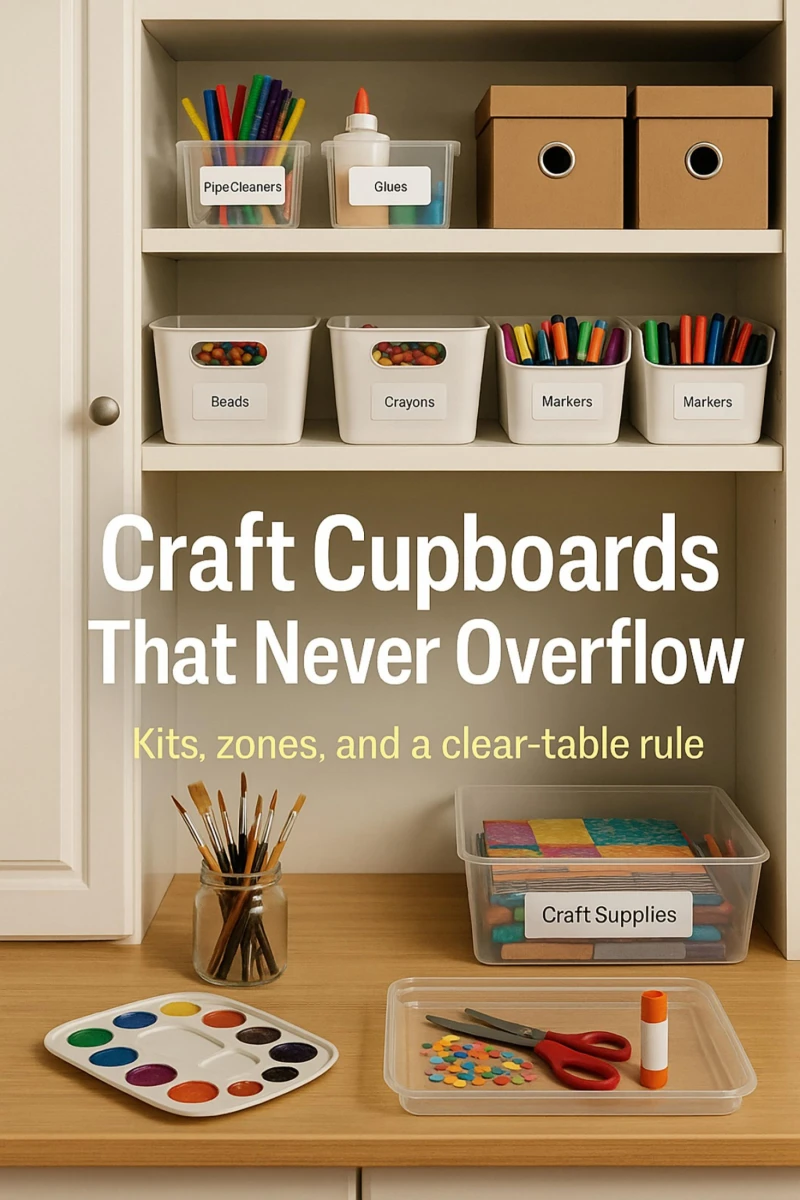 Portada: Craft Cupboards That Never Overflow