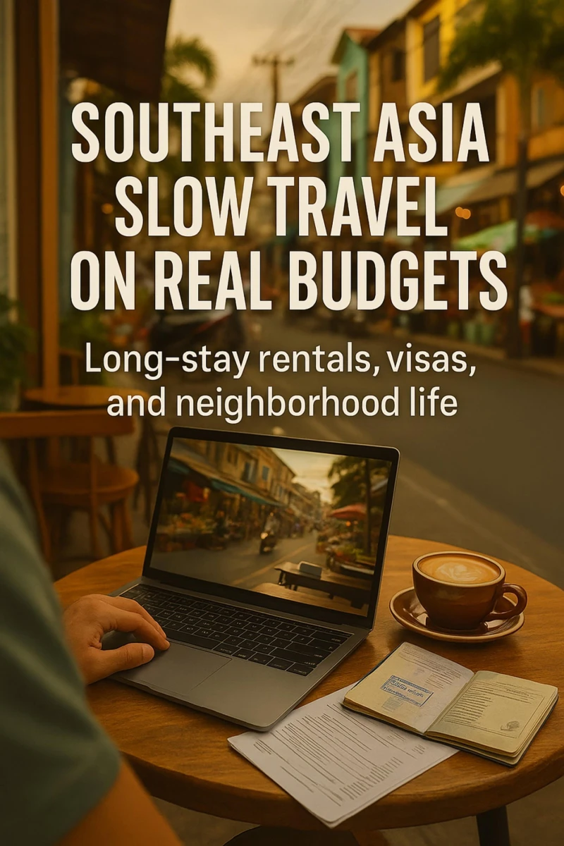 Portada: Southeast Asia Slow Travel on Real Budgets
