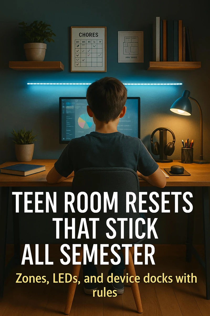 Portada: Teen Room Resets That Stick All Semester