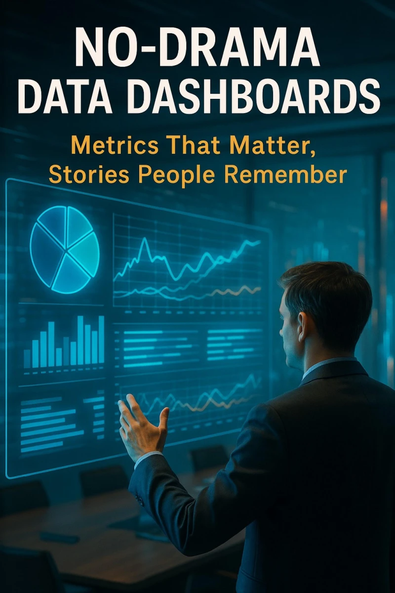 Portada: No-Drama Data Dashboards