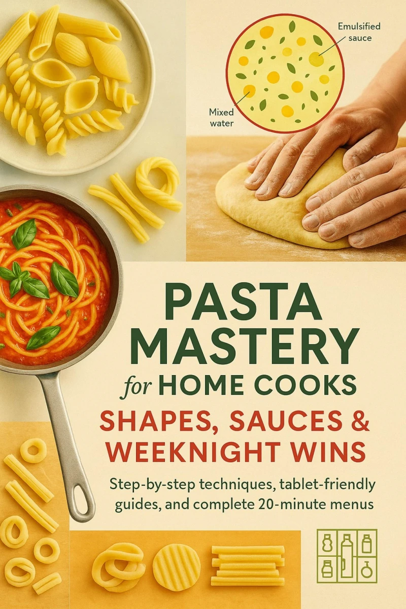 Portada: Pasta Mastery for Home Cooks: Shapes, Sauces & Weeknight Wins