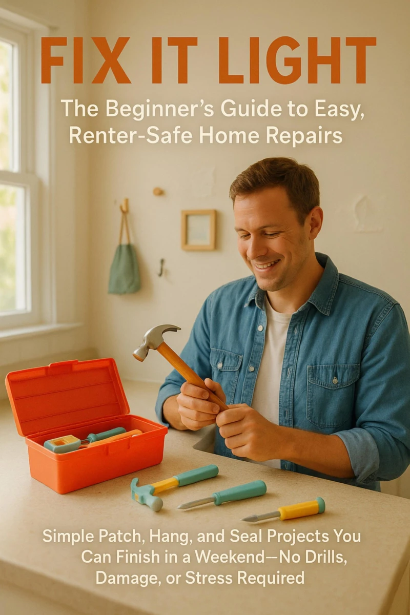 Portada: Fix It Light: The Beginner's Guide to Easy, Renter-Safe Home Repairs
