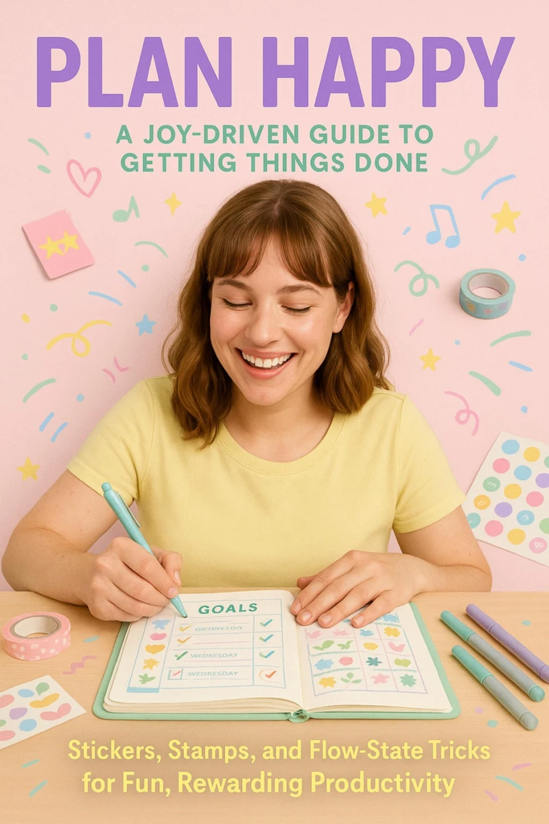 Portada: Plan Happy: A Joy-Driven Guide to Getting Things Done