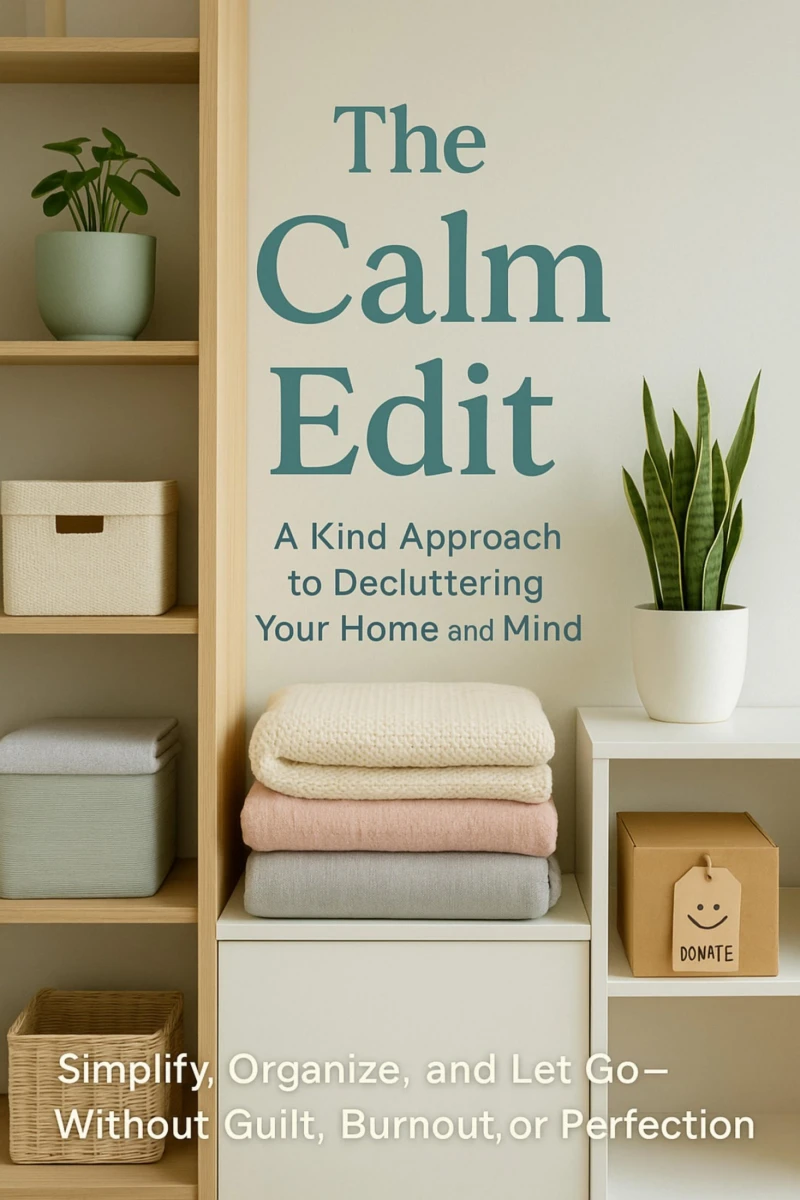 Portada: The Calm Edit: A Kind Approach to Decluttering Your Home and Mind