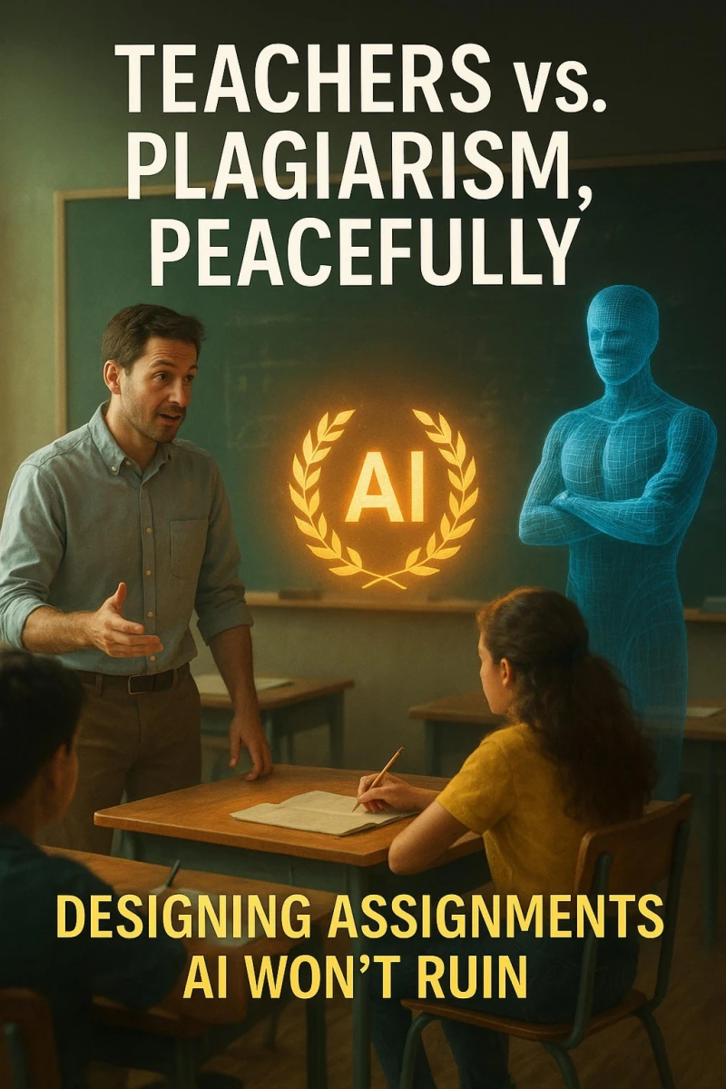 Portada: Teachers vs. Plagiarism, Peacefully