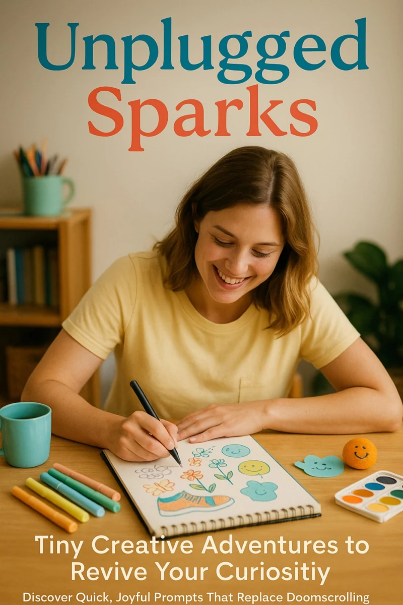 Portada: Unplugged Sparks: Tiny Creative Adventures to Revive Your Curiosity
