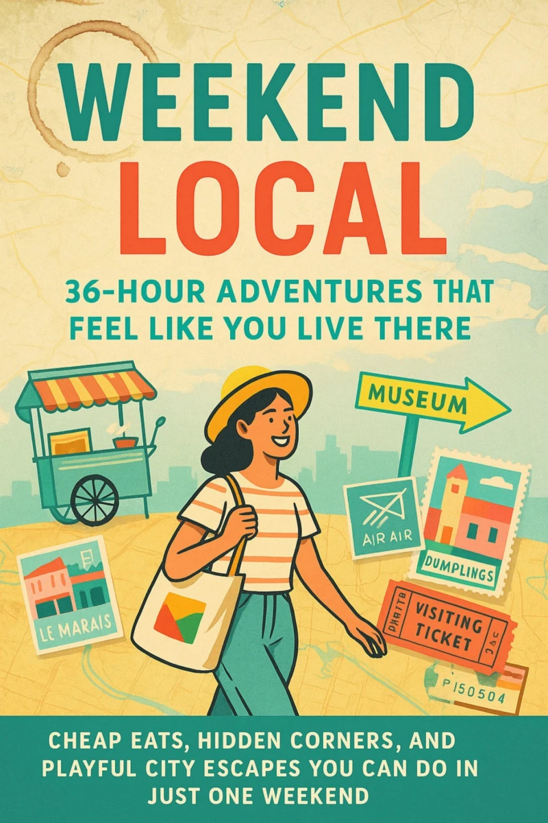 Portada: Weekend Local: 36-Hour Adventures That Feel Like You Live There
