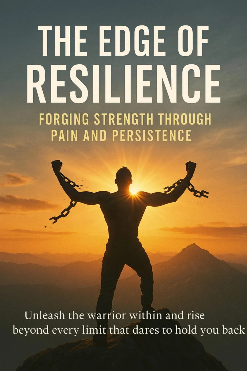 Portada: The Edge of Resilience Forging Strength Through Pain and Persistence