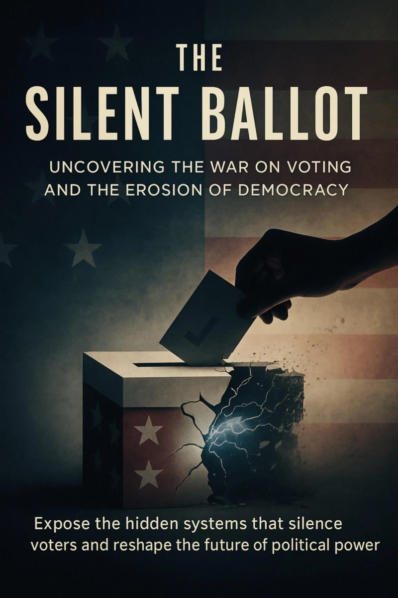 Portada: The Silent Ballot Uncovering the War on Voting and the Erosion of Democracy