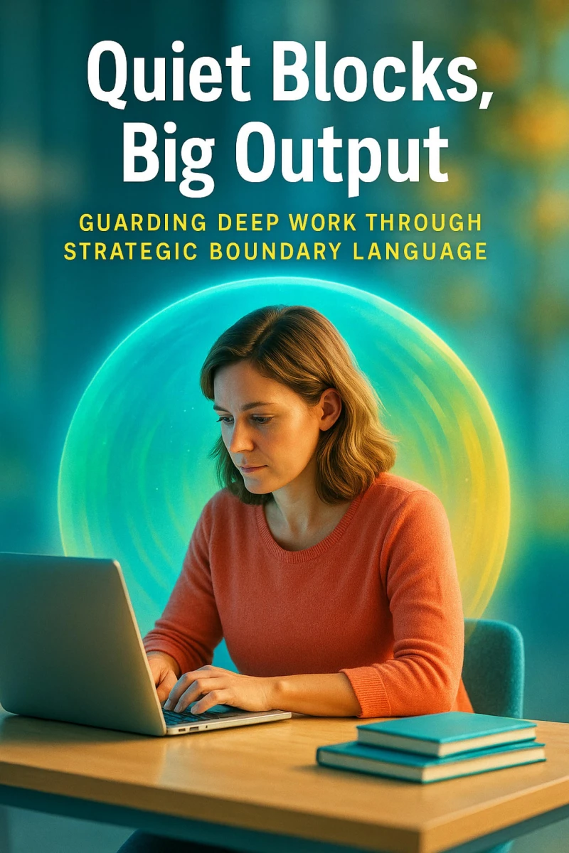 Portada: Quiet Blocks, Big Output