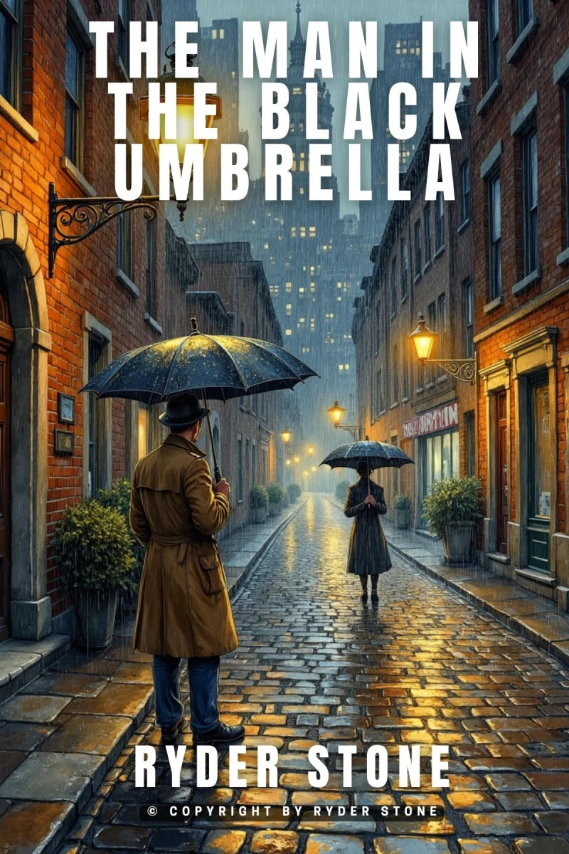 Portada: The Man in the Black Umbrella