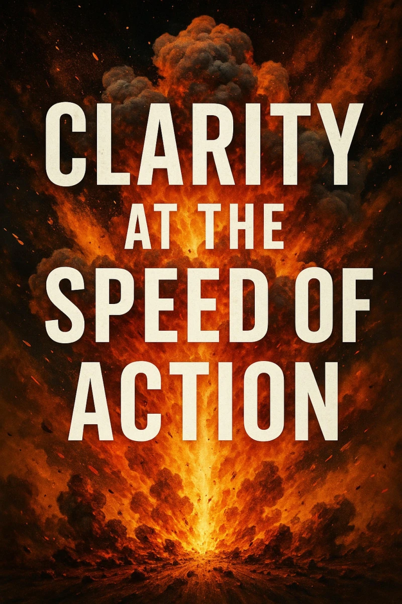 Portada: Clarity at the Speed of Action