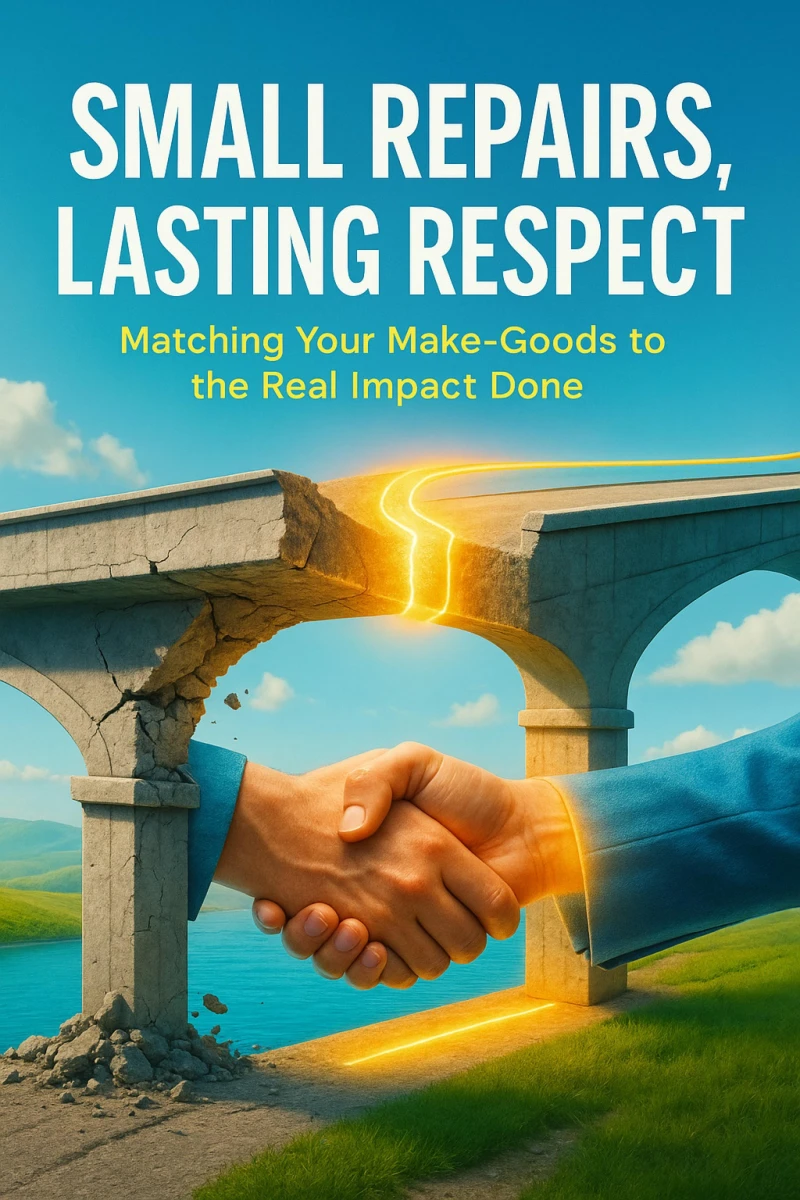Portada: Small Repairs, Lasting Respect