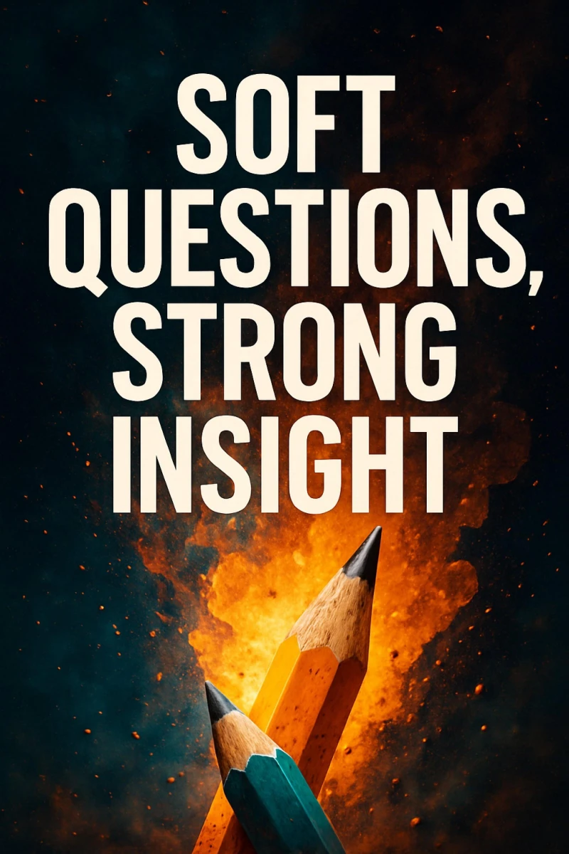 Portada: Soft Questions, Strong Insight