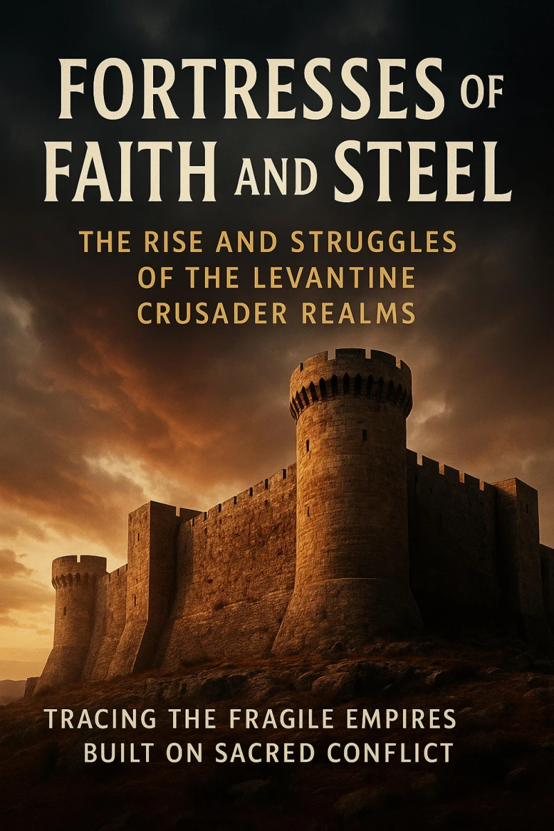 Portada: Fortresses of Faith and Steel: The Rise and Struggles of the Levantine Crusader Realms