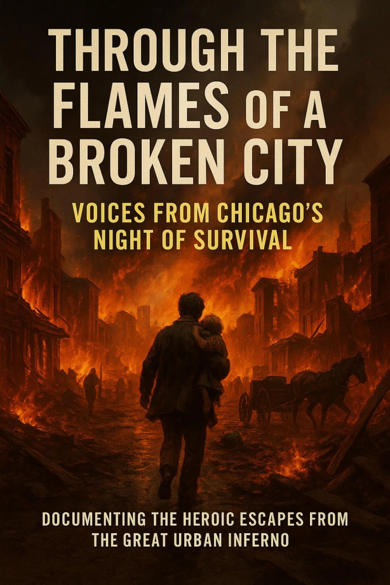 Portada: Through the Flames of a Broken City: Voices from Chicago's Night of Survival