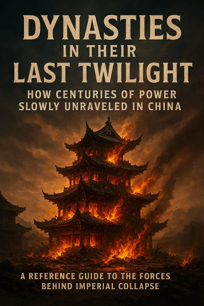 Portada: Dynasties in Their Last Twilight: How Centuries of Power Slowly Unraveled in China