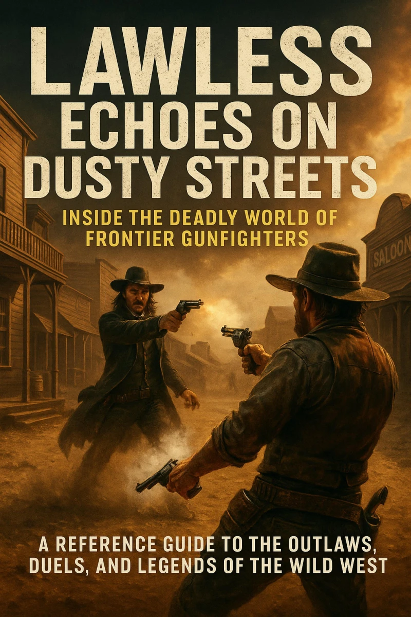 Portada: Lawless Echoes on Dusty Streets: Inside the Deadly World of Frontier Gunfighters