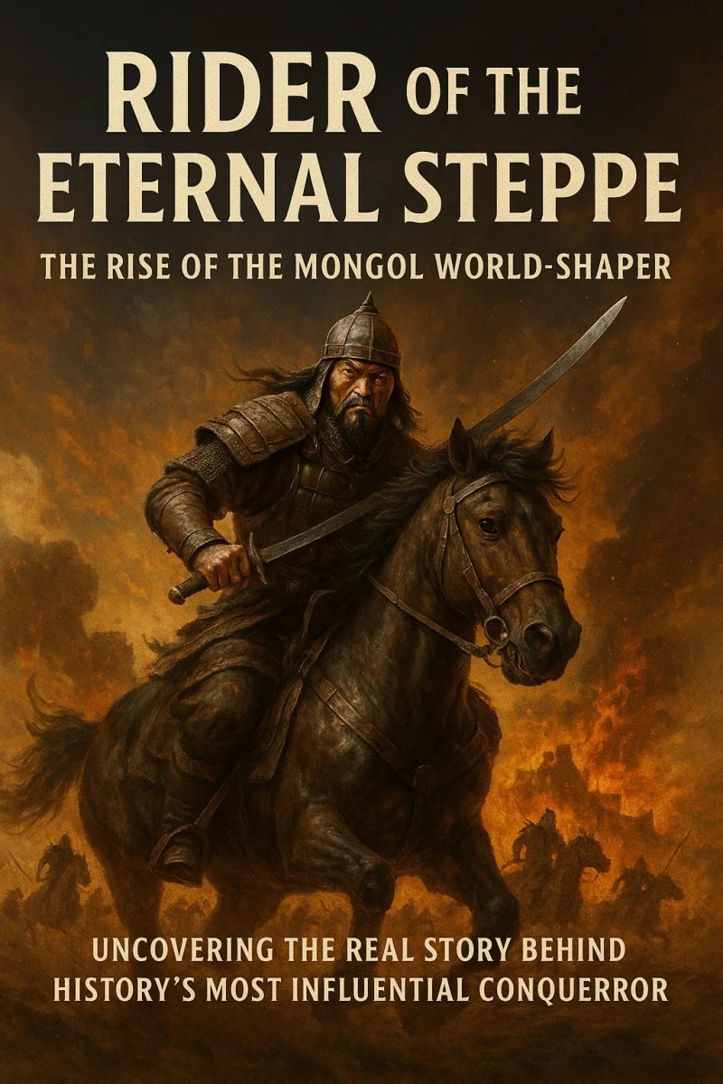 Portada: Rider of the Eternal Steppe: The Rise of the Mongol World-Shaper