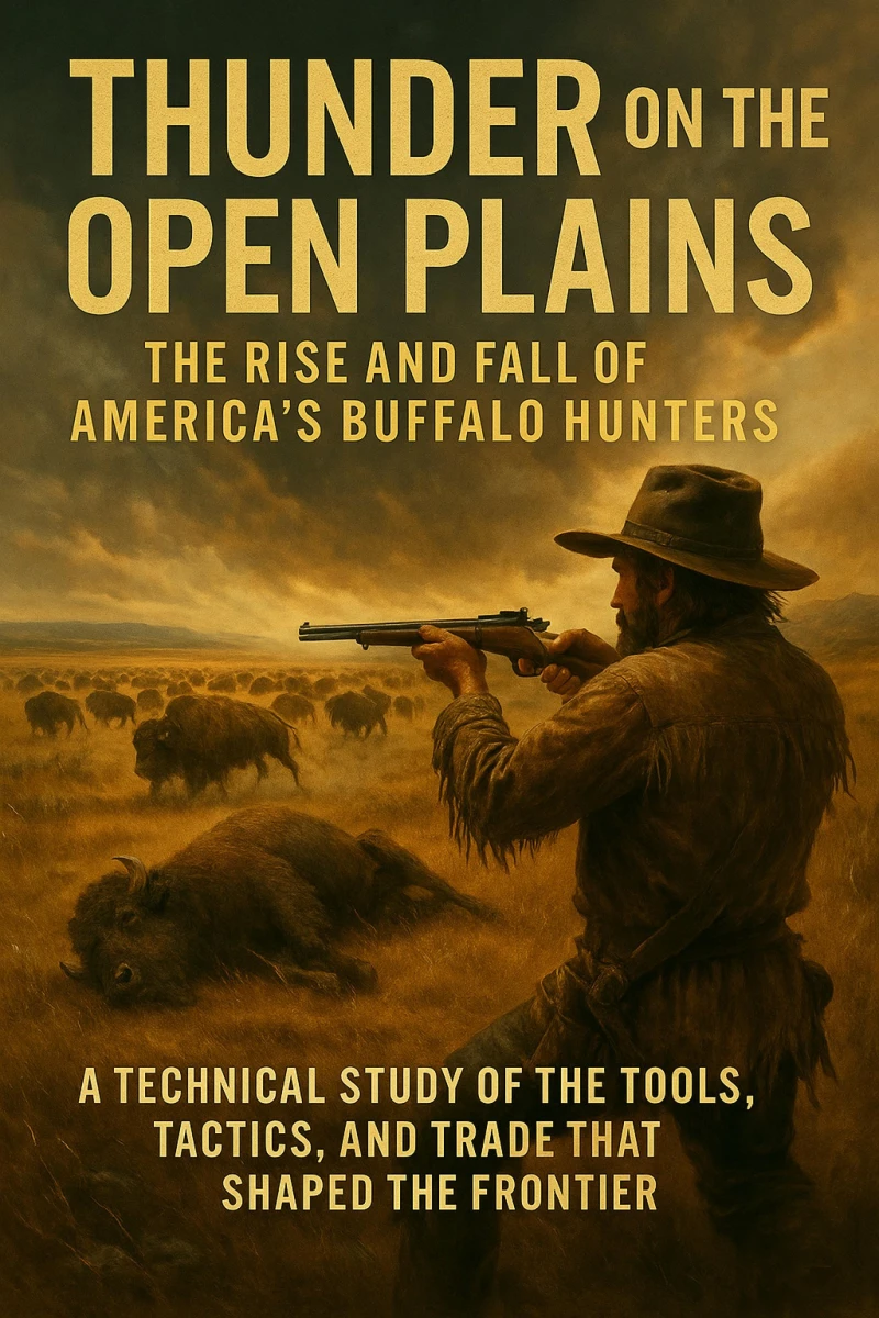 Portada: Thunder on the Open Plains: The Rise and Fall of America's Buffalo Hunters