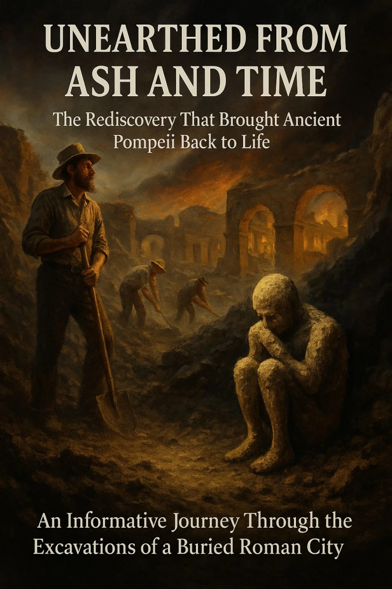 Portada: Unearthed from Ash and Time: The Rediscovery That Brought Ancient Pompeii Back to Life