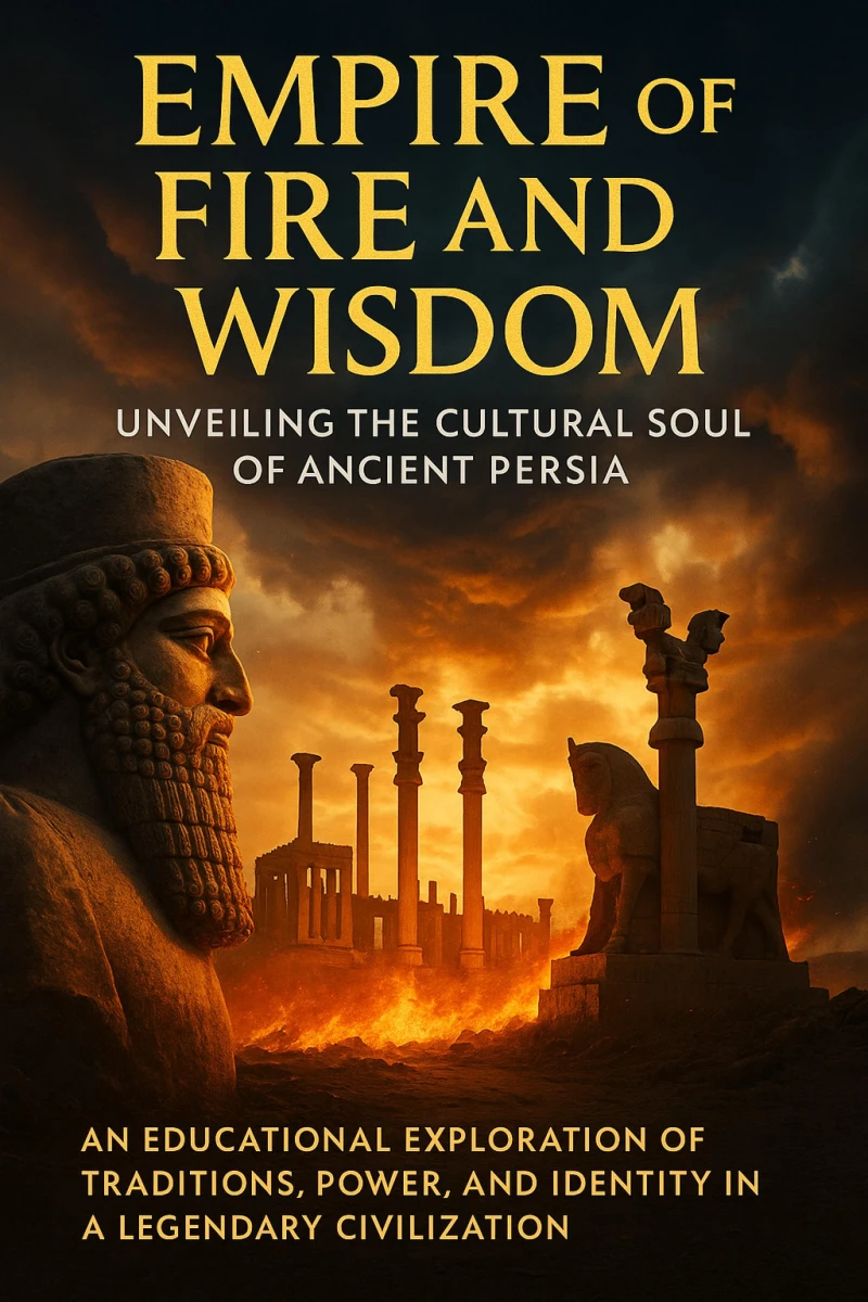 Portada: Empire of Fire and Wisdom: Unveiling the Cultural Soul of Ancient Persia