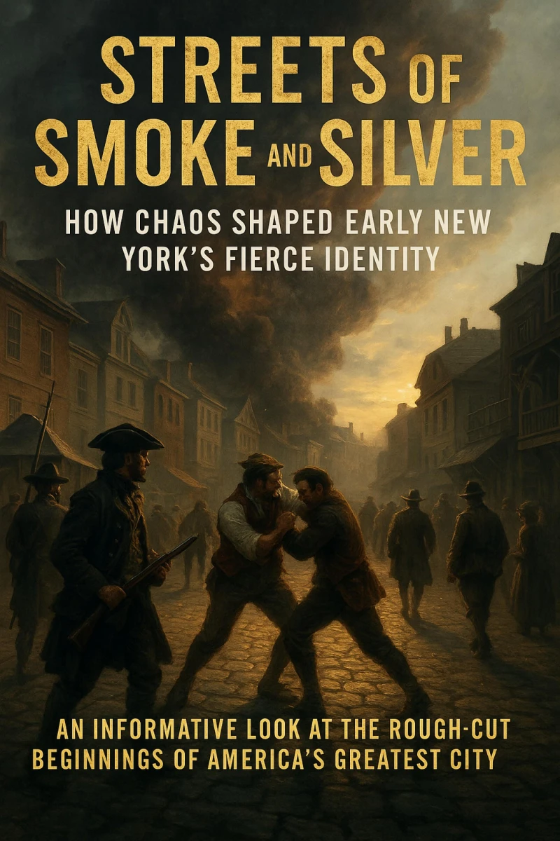 Portada: Streets of Smoke and Silver: How Chaos Shaped Early New York's Fierce Identity