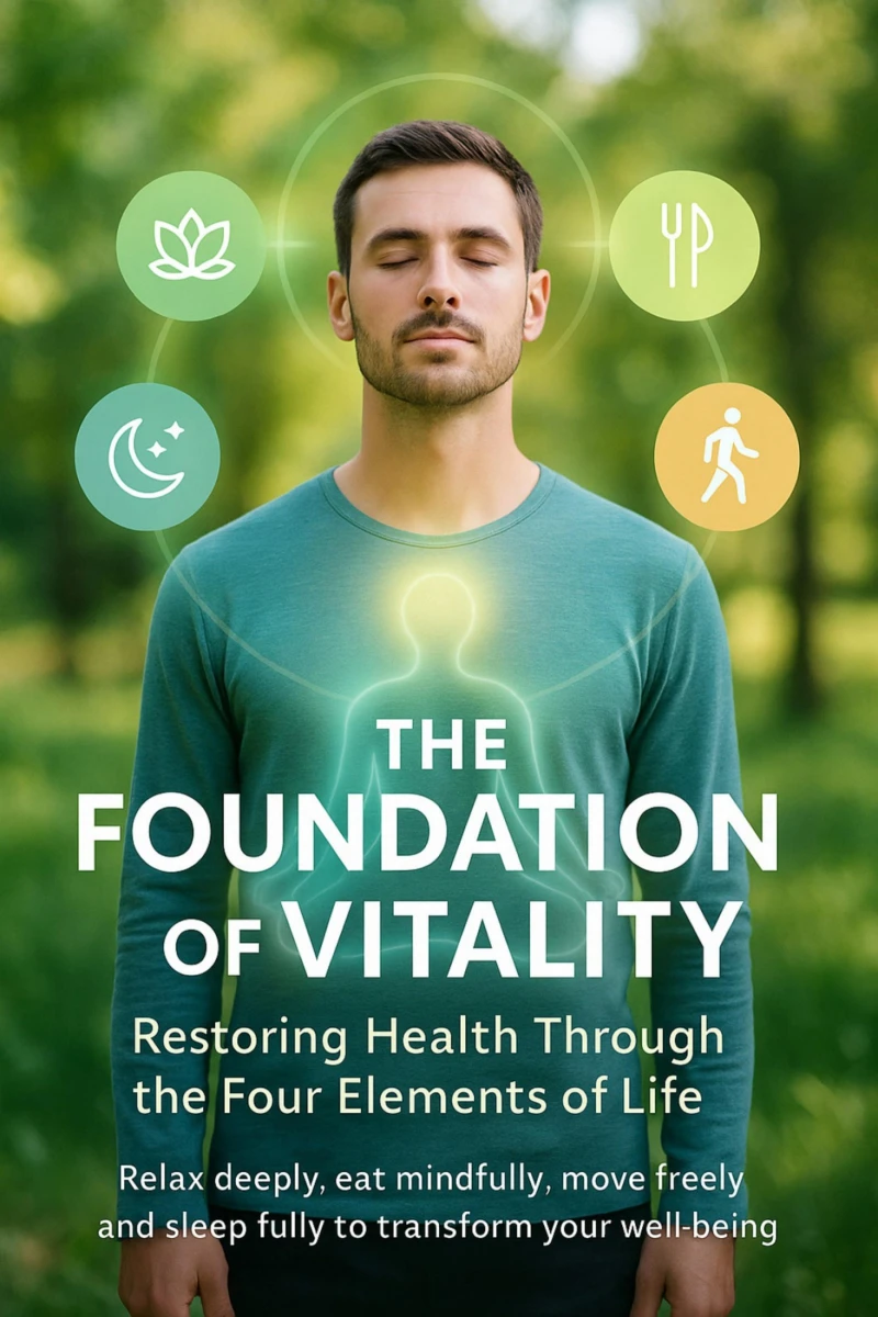 Portada: The Foundation of Vitality Restoring Health Through the Four Elements of Life