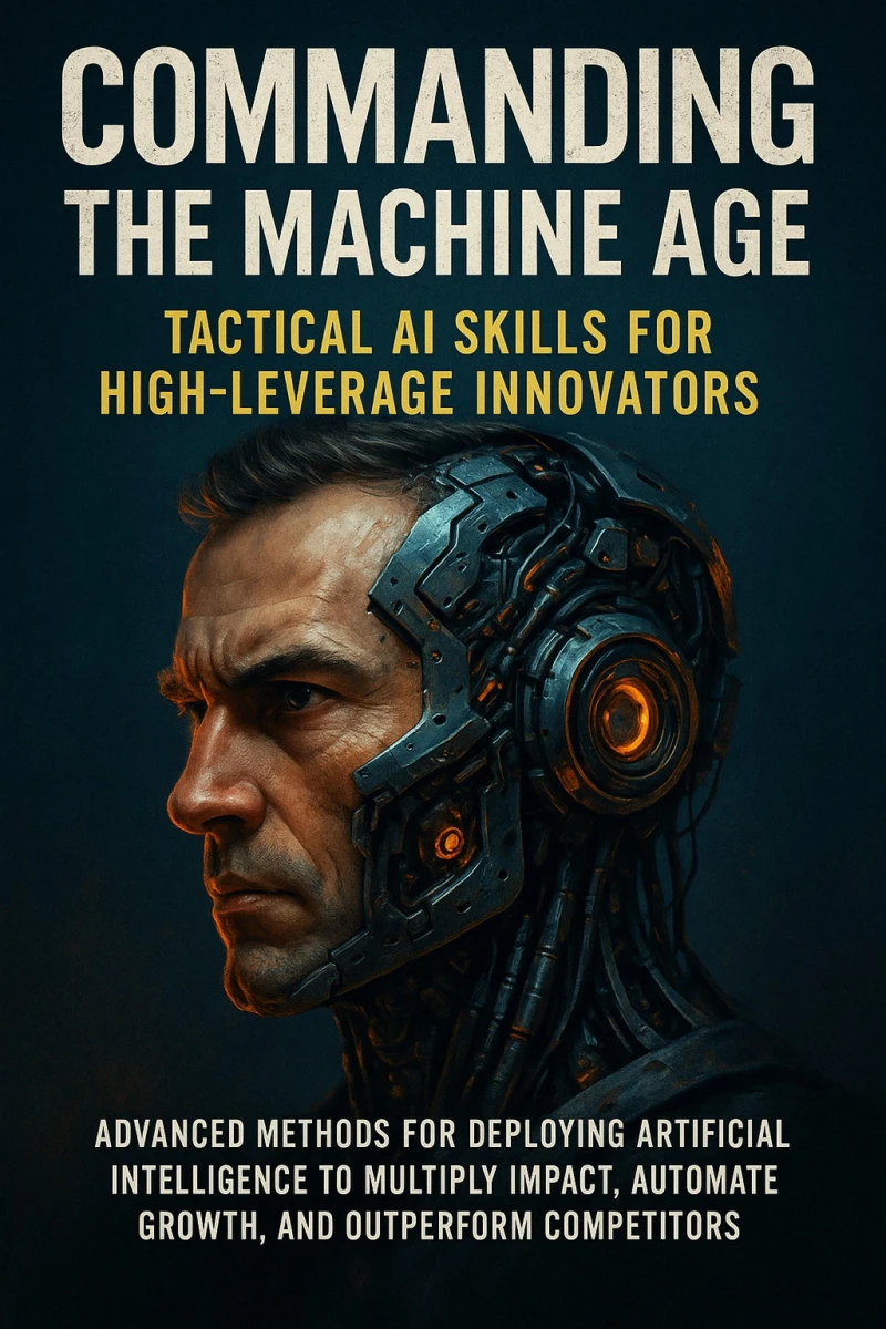 Portada: Commanding the Machine Age: Tactical AI Skills for High-Leverage Innovators