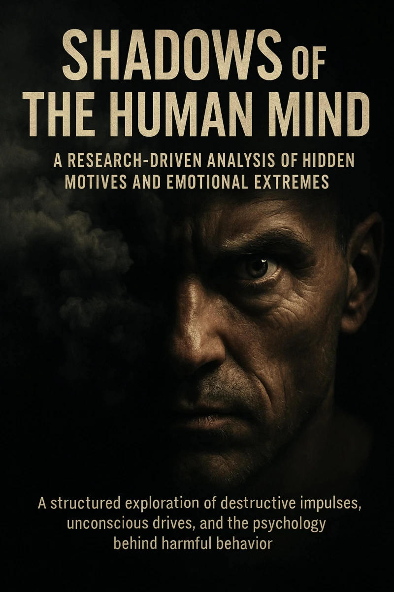 Portada: Shadows of the Human Mind: A Research-Driven Analysis of Hidden Motives and Emotional Extremes