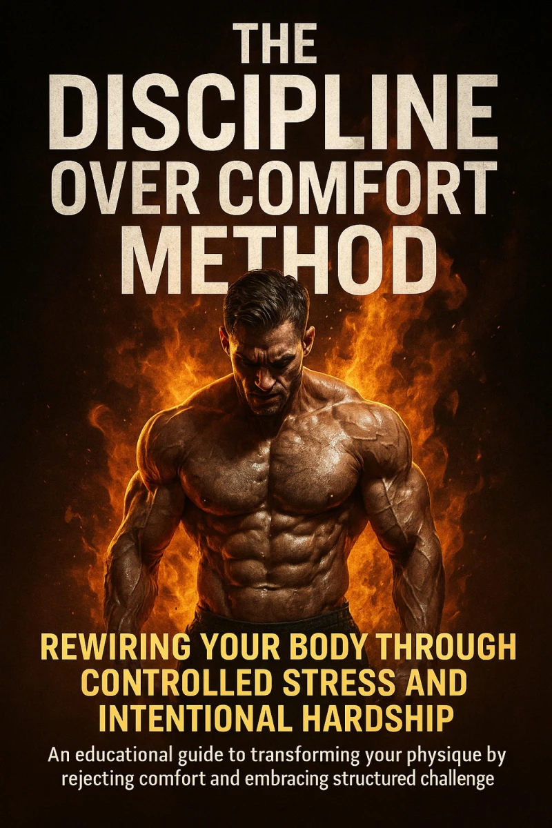 Portada: The Discipline Over Comfort Method: Rewiring Your Body Through Controlled Stress and Intentional Hardship