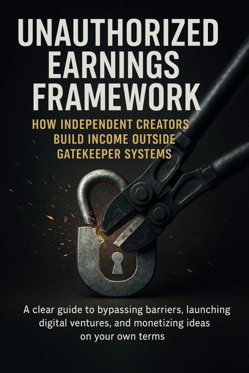 Portada: Unauthorized Earnings Framework: How Independent Creators Build Income Outside Gatekeeper Systems
