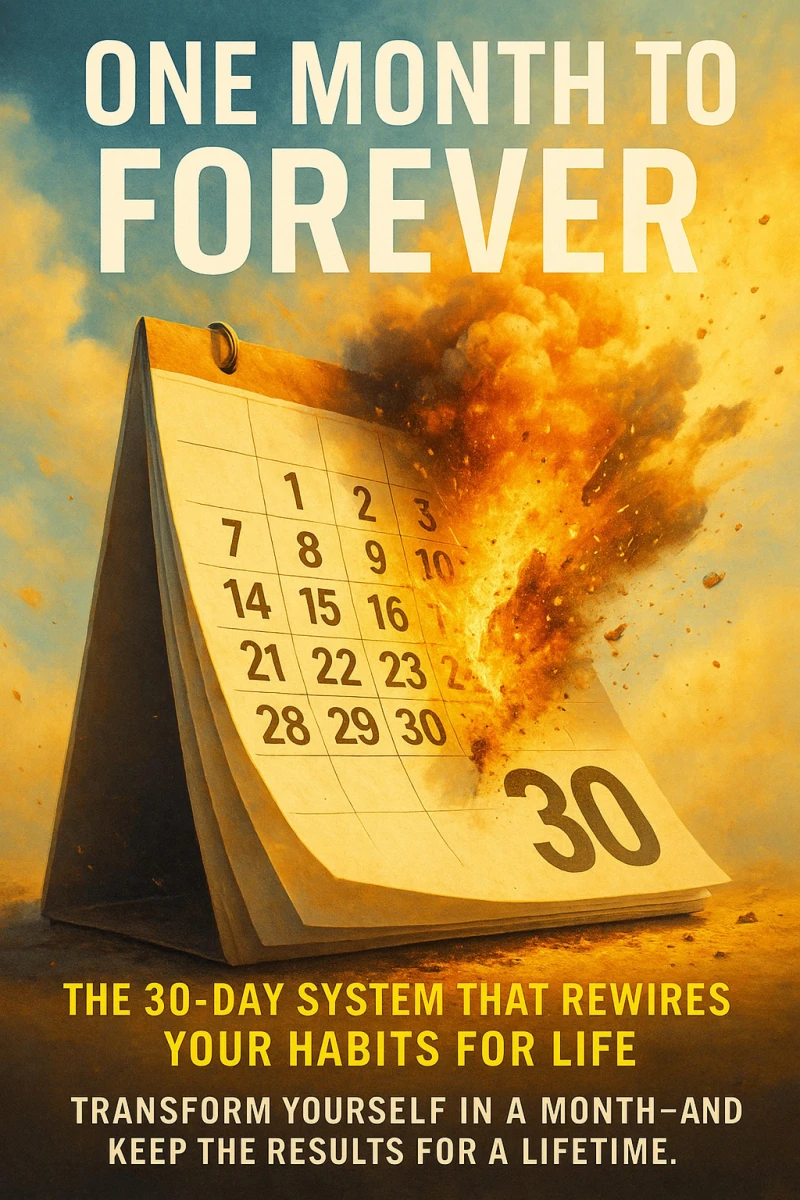 Portada: One Month to Forever: The 30-Day System That Rewires Your Habits for Life