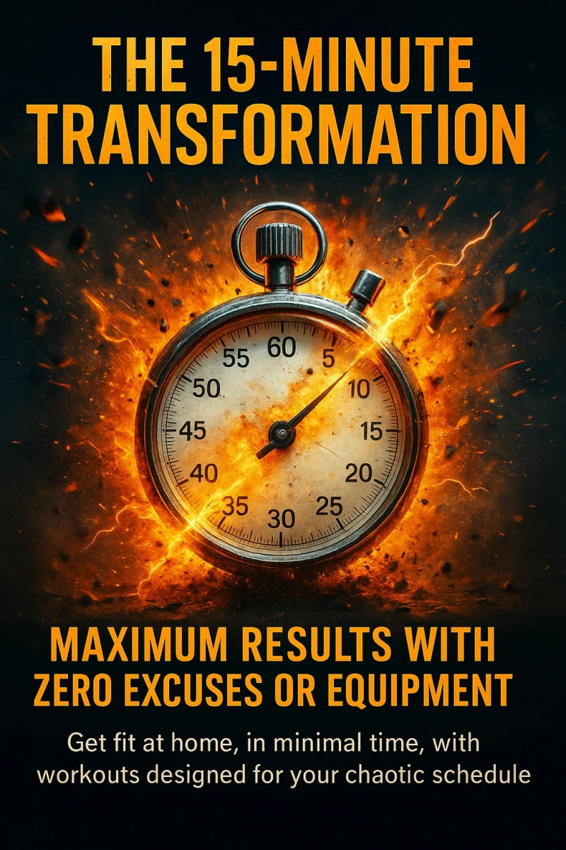 Portada: The 15-Minute Transformation: Maximum Results With Zero Excuses or Equipment