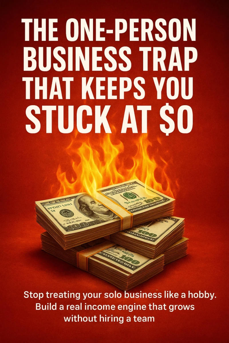 Portada: The One-Person Business Trap That Keeps You Stuck at $0