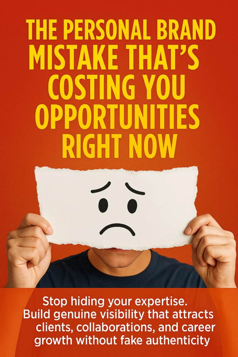Portada: The Personal Brand Mistake That's Costing You Opportunities Right Now