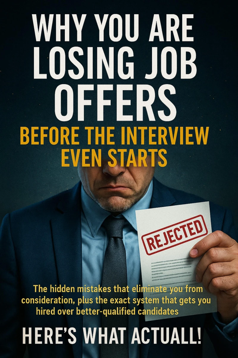 Portada: Why You Are Losing Job Offers Before the Interview Even Starts