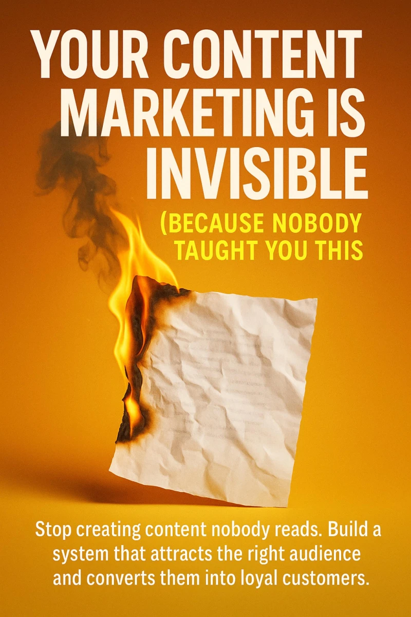 Portada: Your Content Marketing Is Invisible Because Nobody Taught You This