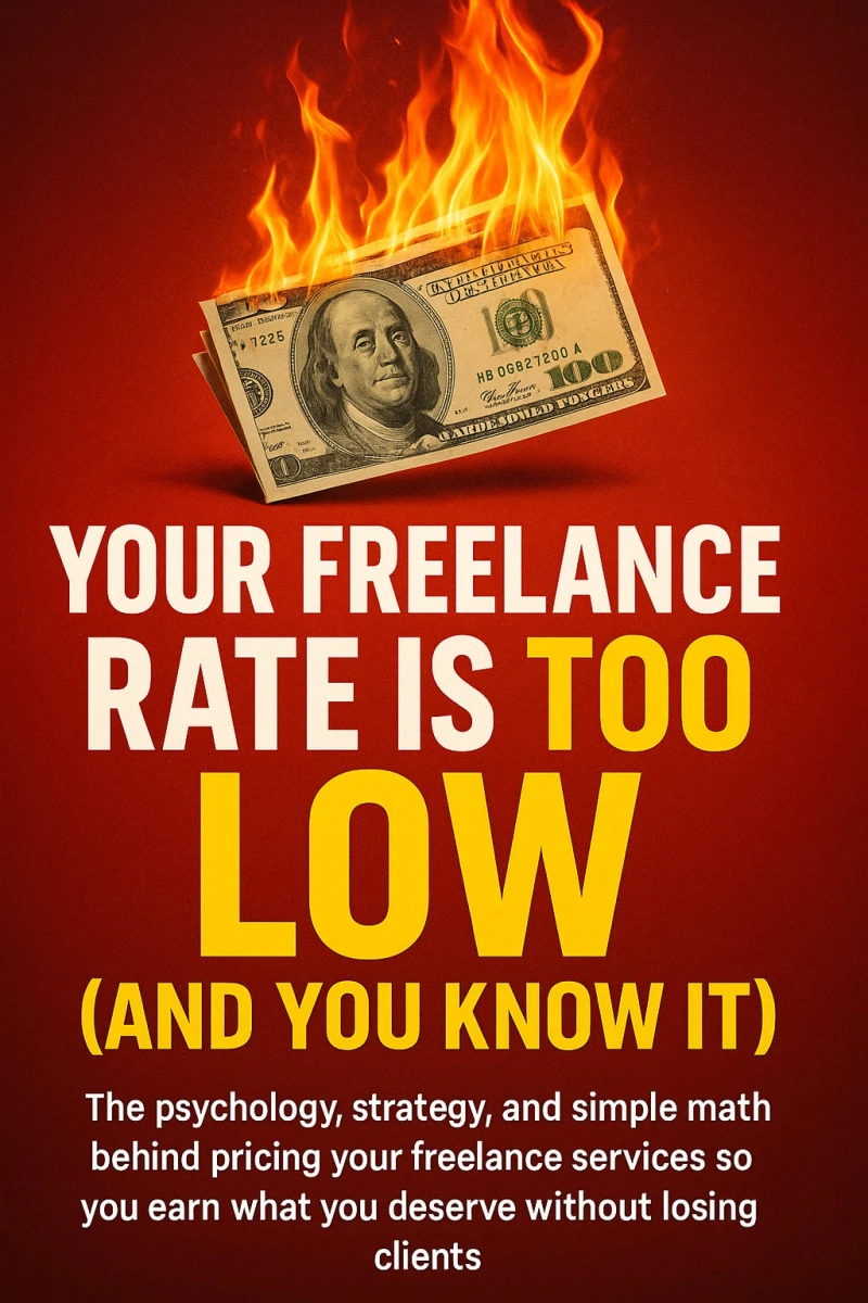 Portada: Your Freelance Rate Is Too Low (And You Know It)