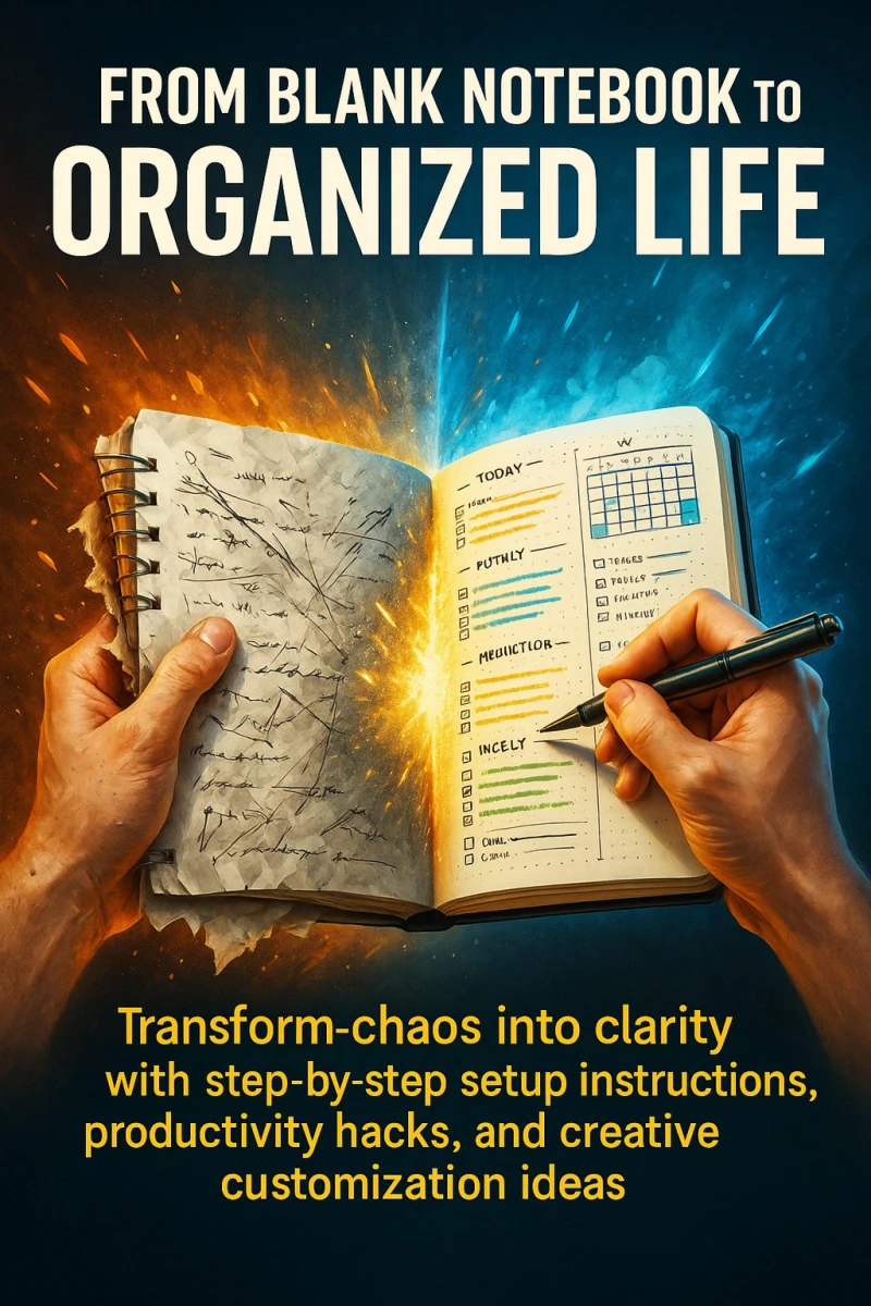Portada: From Blank Notebook to Organized Life
