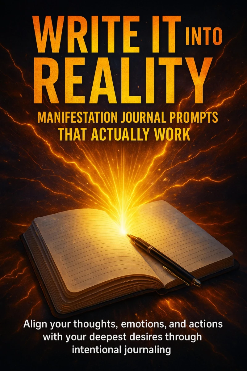 Portada: Write It Into Reality: Manifestation Journal Prompts That Actually Work