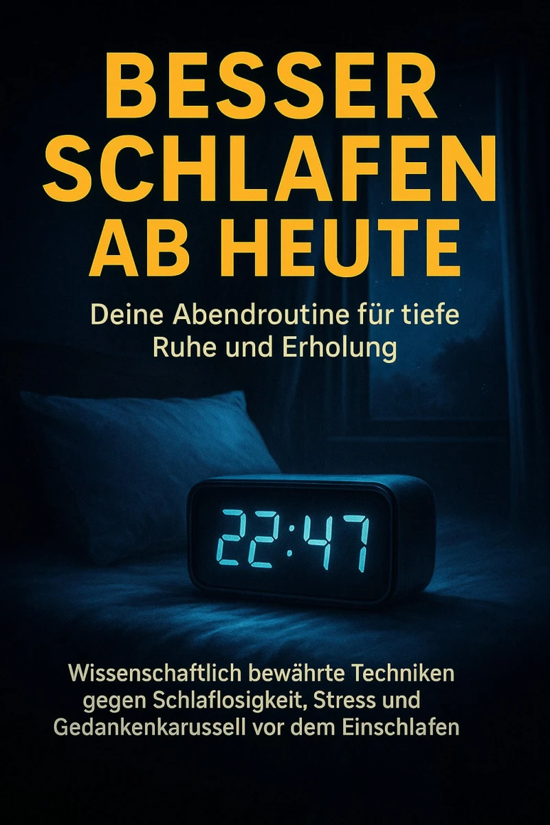 Portada: Besser schlafen ab heute: Deine Abendroutine für tiefe Ruhe und Erholung