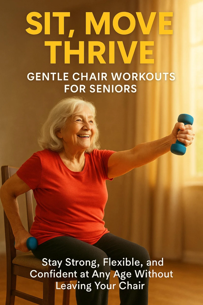 Portada: Sit, Move, Thrive: Gentle Chair Workouts for Seniors