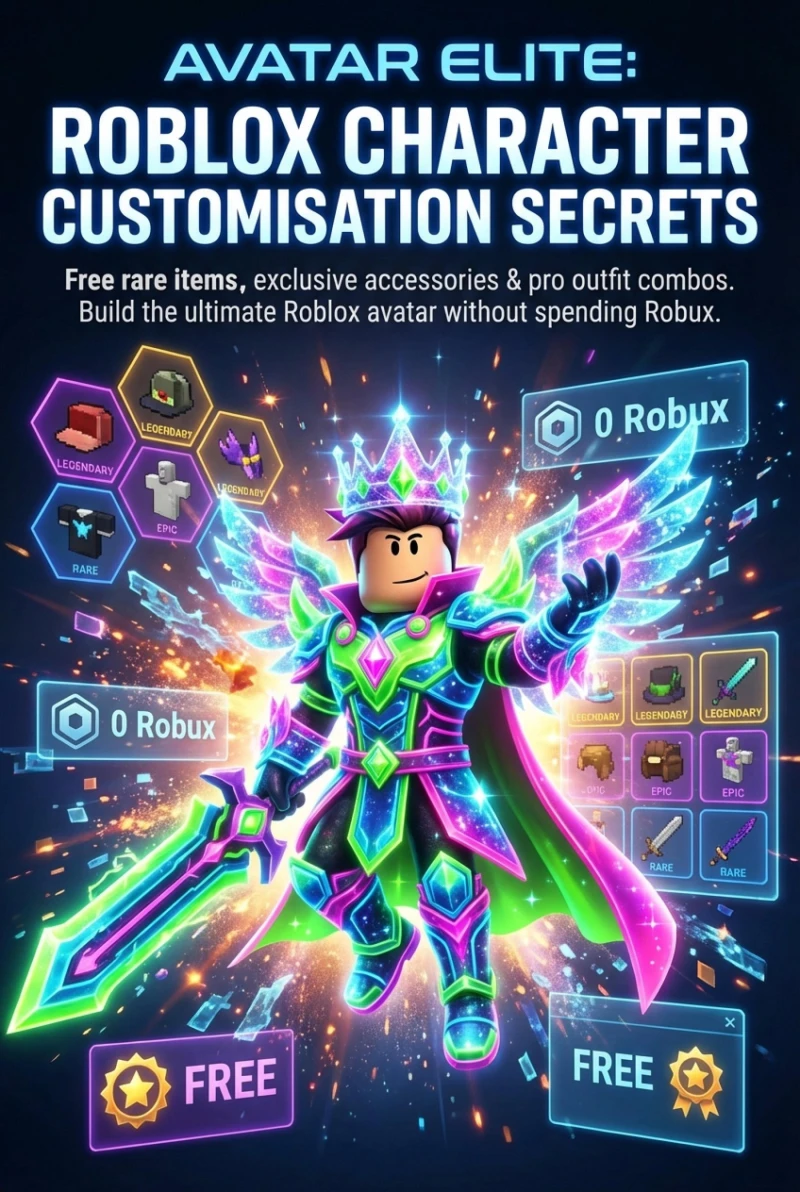 Portada: Avatar Elite: Roblox Character Customisation Secrets